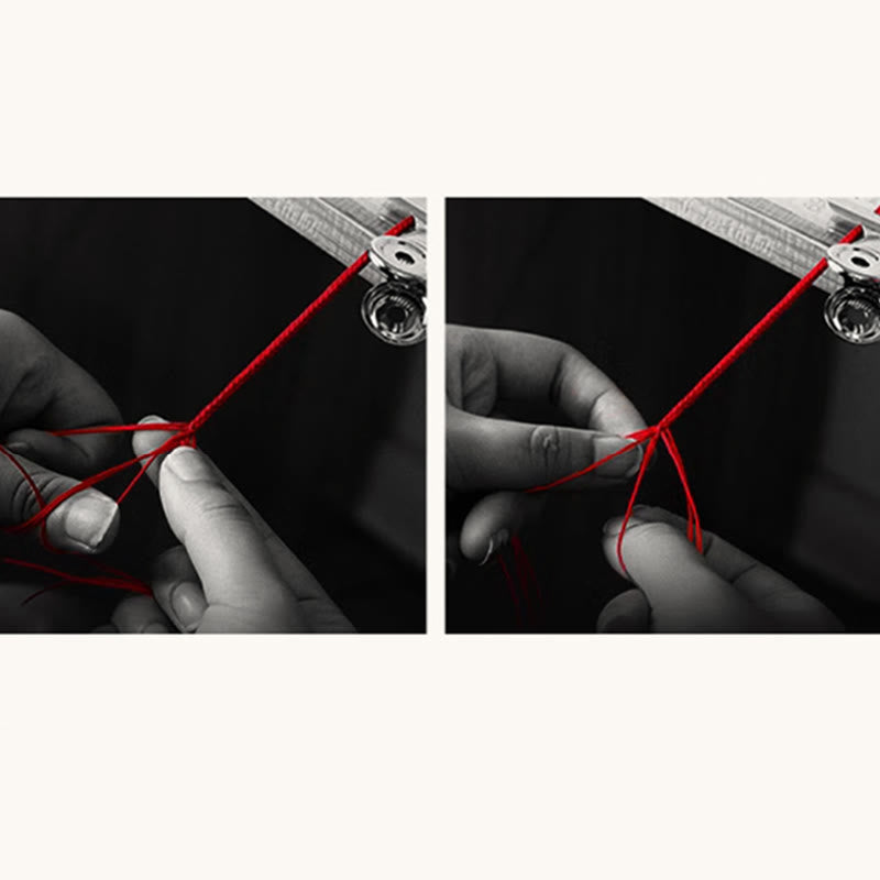 Buddha Stones 999 Złoty Rok Węża Projekt Ręcznie Robiona Bransoletka Ochronna Szczęścia Lina Pleciona - image 17