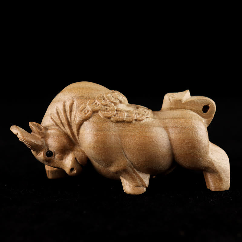 Buddha Stones Rok Węża Chiński Zodiak Fu Charakter Brzoskwiniowy Drewno Dom Posąg Dekoracja - image 12