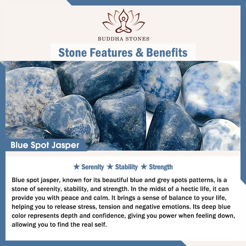 Kamień Buddy Różne Kryształy Malachit Lazuryt Hemimorfit Bransoletka Spokoju