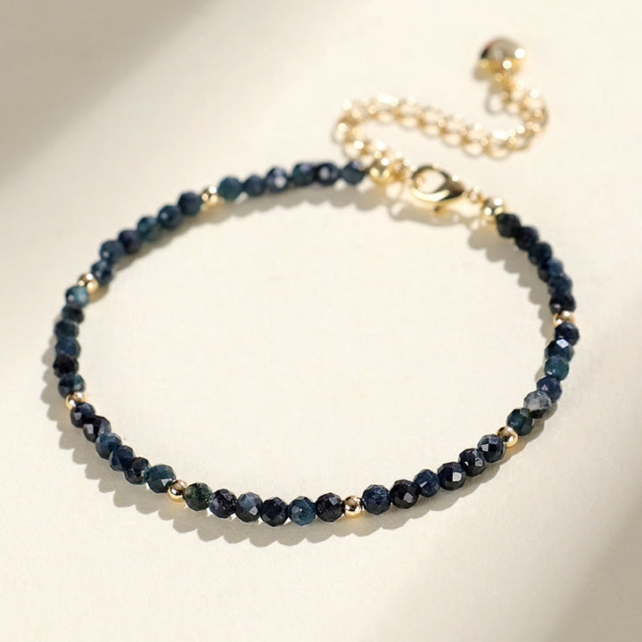 Bransoletka z Buddha Stones , indykolitu, turmalinu i miedzi, koraliki mądrości