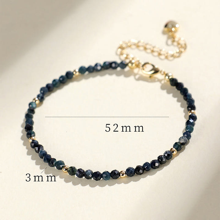 Bransoletka z Buddha Stones , indykolitu, turmalinu i miedzi, koraliki mądrości