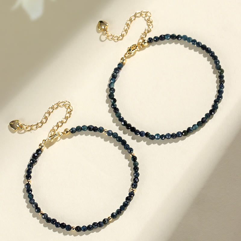 Bransoletka z Buddha Stones , indykolitu, turmalinu i miedzi, koraliki mądrości