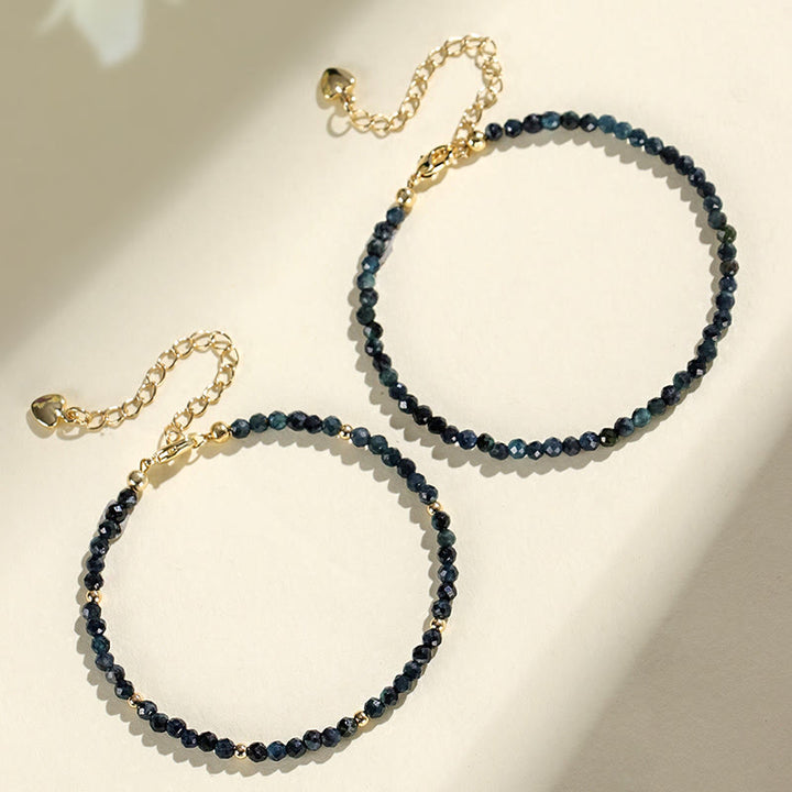 Bransoletka z Buddha Stones , indykolitu, turmalinu i miedzi, koraliki mądrości