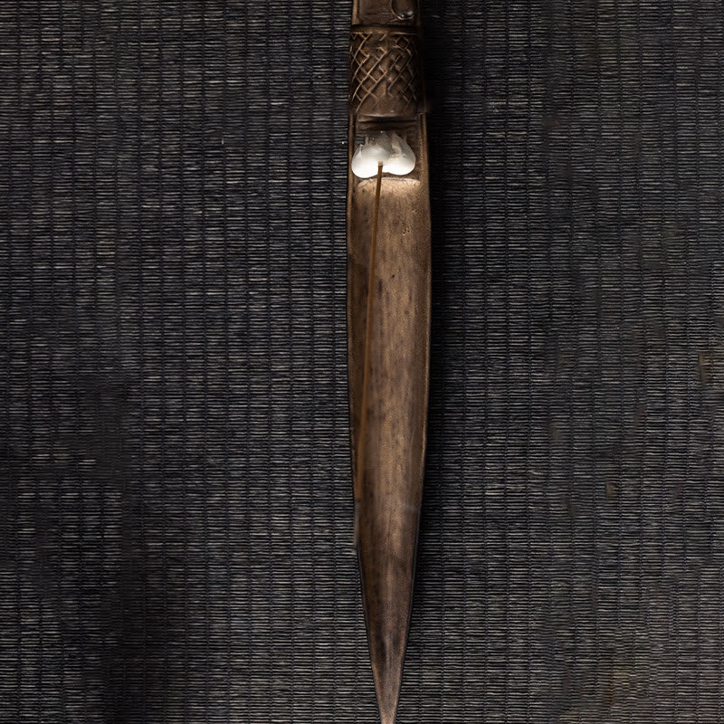 Buddha Stones Rybak Zen Uzdrawiający Brązowy Ceramiczny Kadzidełko Dekoracja Palnika