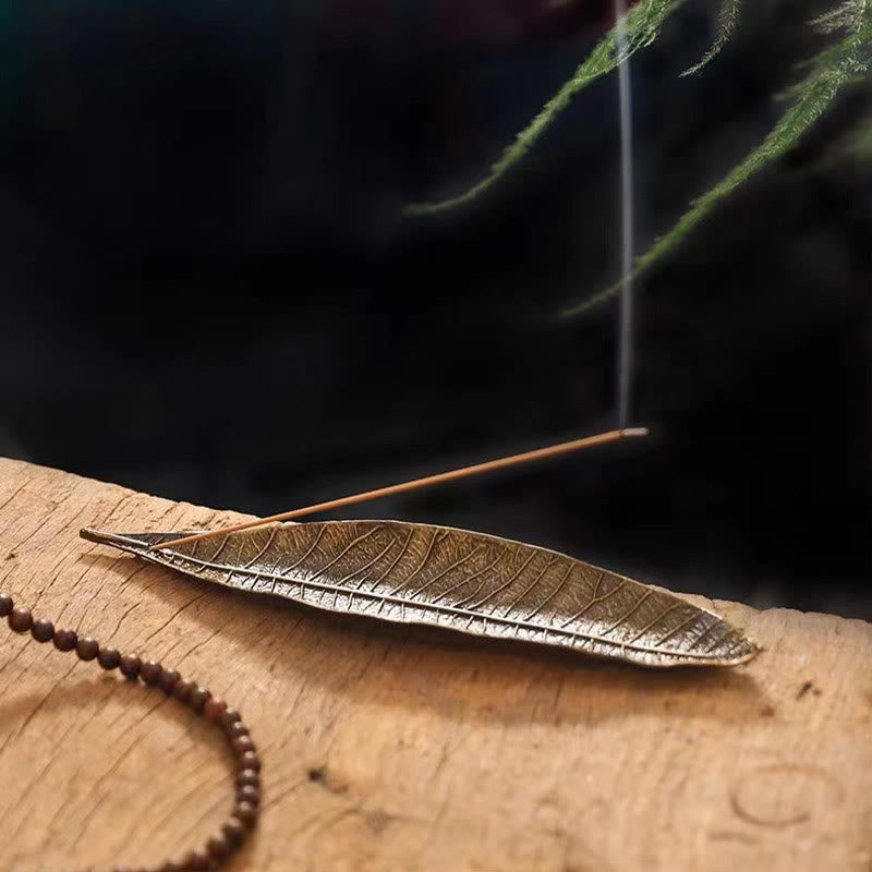 Buddha Stones Stop Orientalny Liść Uzdrawiający Kadzidło Palnik Dekoracja