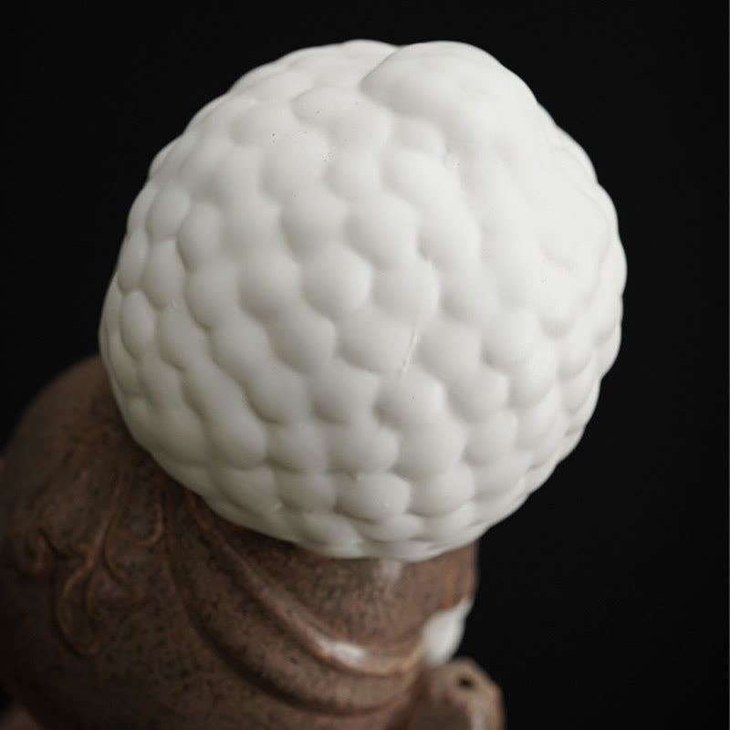 Buddha Stones Budda Siedzący Stojący Leżący Ceramiczny Uzdrawiający Kadzielnica Dekoracja Biurka