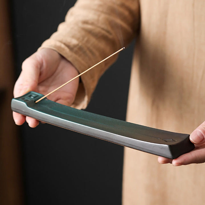 Buddha Stones Księżyc Królik PiXiu Góra Uzdrawiająca Ceramiczna Kadzielnica Dekoracja