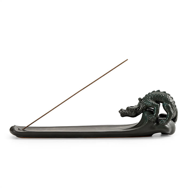 Buddha Stones Księżyc Królik PiXiu Góra Uzdrawiająca Ceramiczna Kadzielnica Dekoracja