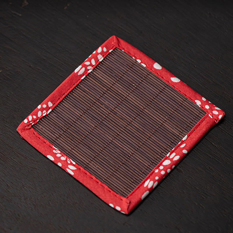 Buddha Stones Dzwonek Kot Bambusowa Mata Uzdrawiająca Ceramiczna Kadzielnica Dekoracja Biurka - image 11