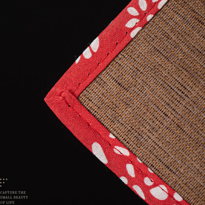 Buddha Stones Dzwonek Kot Bambusowa Mata Uzdrawiająca Ceramiczna Kadzielnica Dekoracja Biurka - image 12