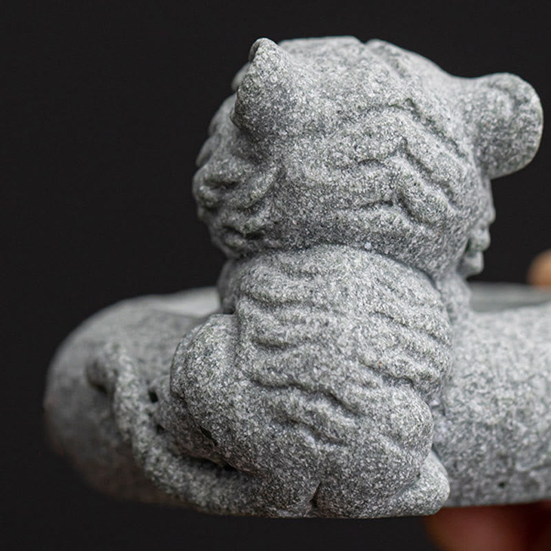 Buddha Stones Chiński Zodiak Uzdrawiający Kadzidło Palnik Dekoracja Biurka