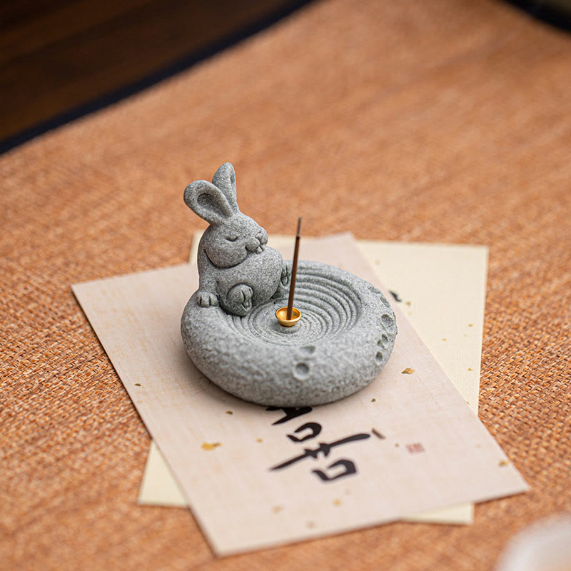 Buddha Stones Chiński Zodiak Uzdrawiający Kadzidło Palnik Dekoracja Biurka