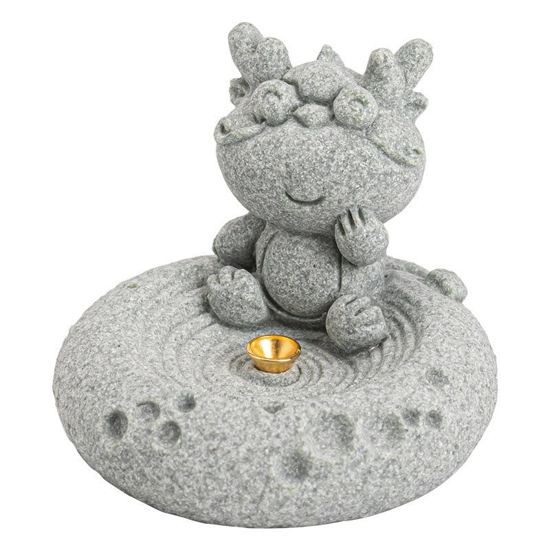 Buddha Stones Chiński Zodiak Uzdrawiający Kadzidło Palnik Dekoracja Biurka