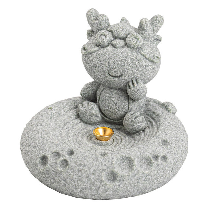 Buddha Stones Chiński Zodiak Uzdrawiający Kadzidło Palnik Dekoracja Biurka