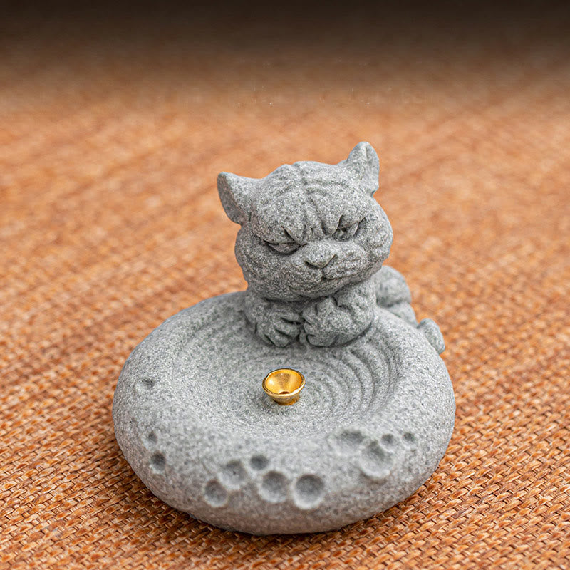 Buddha Stones Chiński Zodiak Uzdrawiający Kadzidło Palnik Dekoracja Biurka