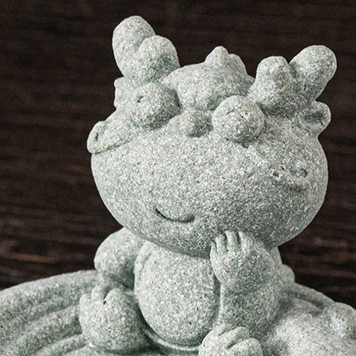 Buddha Stones Chiński Zodiak Uzdrawiający Kadzidło Palnik Dekoracja Biurka