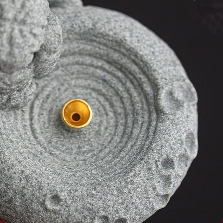 Buddha Stones Chiński Zodiak Uzdrawiający Kadzidło Palnik Dekoracja Biurka