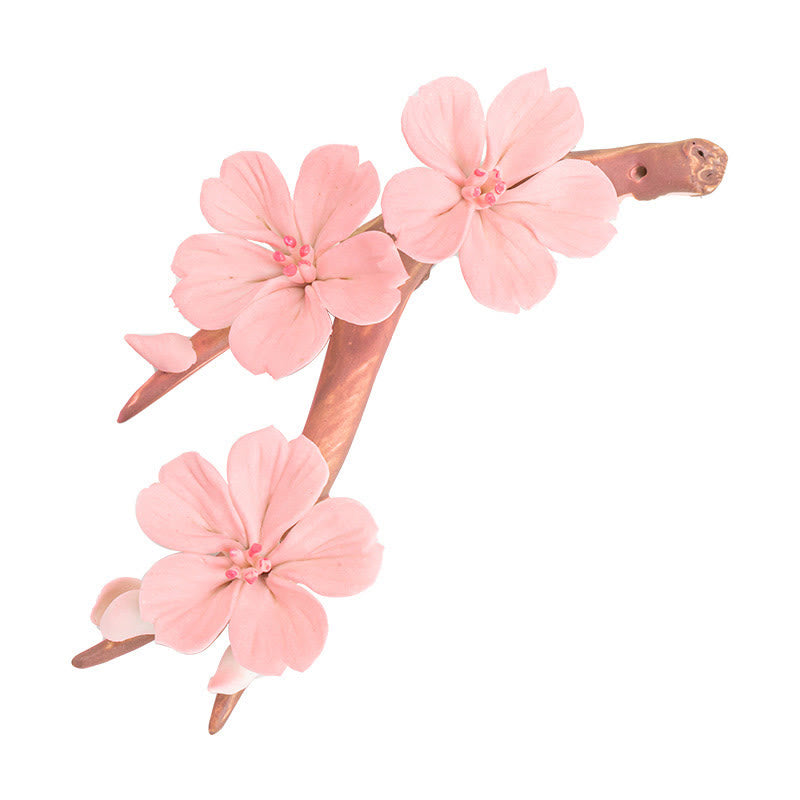 Buddha Stones Kwitnące Gałęzie Śliwki Ceramiczny Uzdrawiający Kadzielnica Dekoracja Biurka