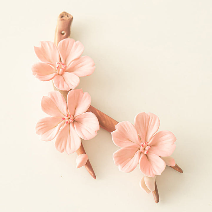 Buddha Stones Kwitnące Gałęzie Śliwki Ceramiczny Uzdrawiający Kadzielnica Dekoracja Biurka