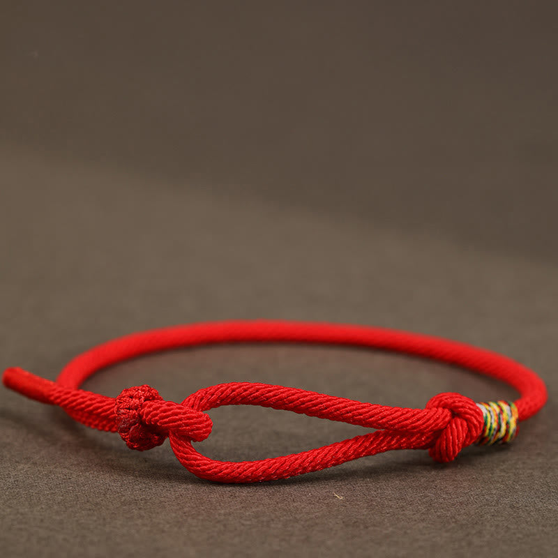 Buddha Stones Czerwony Sznur 925 Srebro Sterling 999 Srebrna Bransoletka Moneta Szczęścia