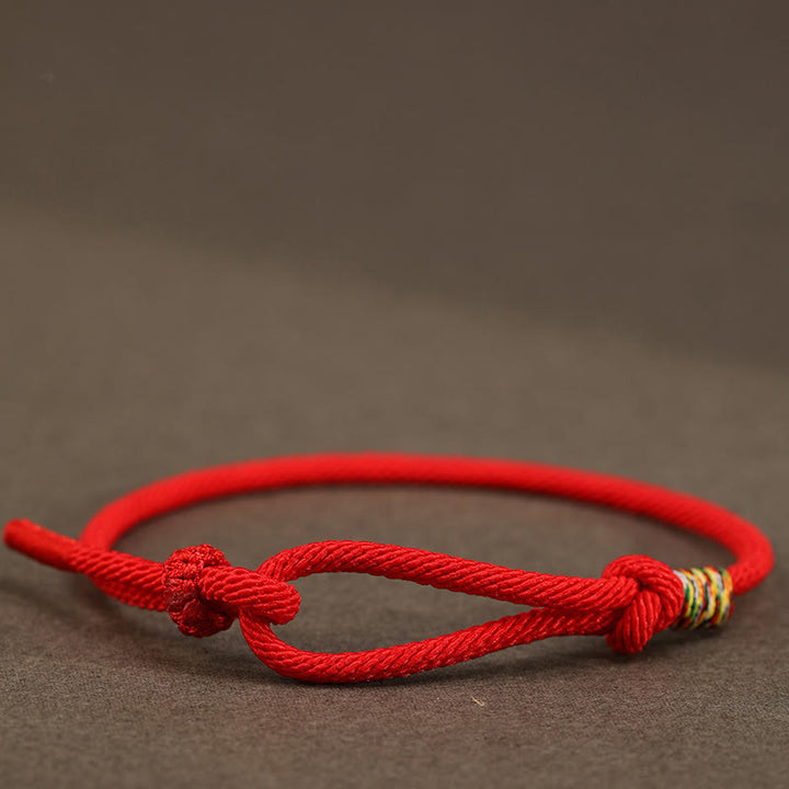 Buddha Stones Czerwony Sznur 925 Srebro Sterling 999 Srebrna Bransoletka Moneta Szczęścia