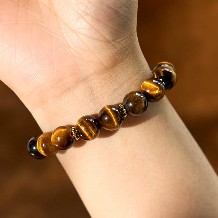 Bransoletka Buddha Stones Tiger Eye Courage