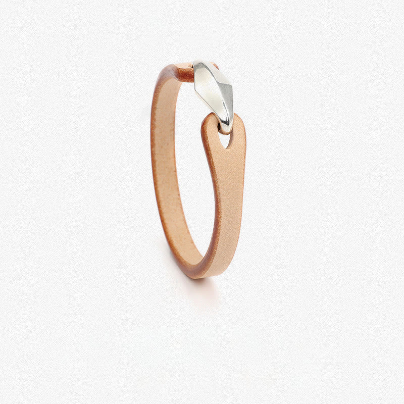 Bransoletka ochronna Buddha Stones 925 ze srebra wysokiej próby, ze skóry, z wieloma obrotami