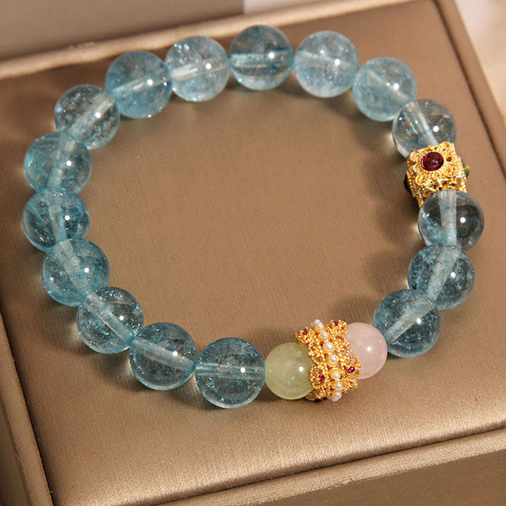 Bransoletka komunikacyjna z naturalnego kyanitu z Buddha Stones