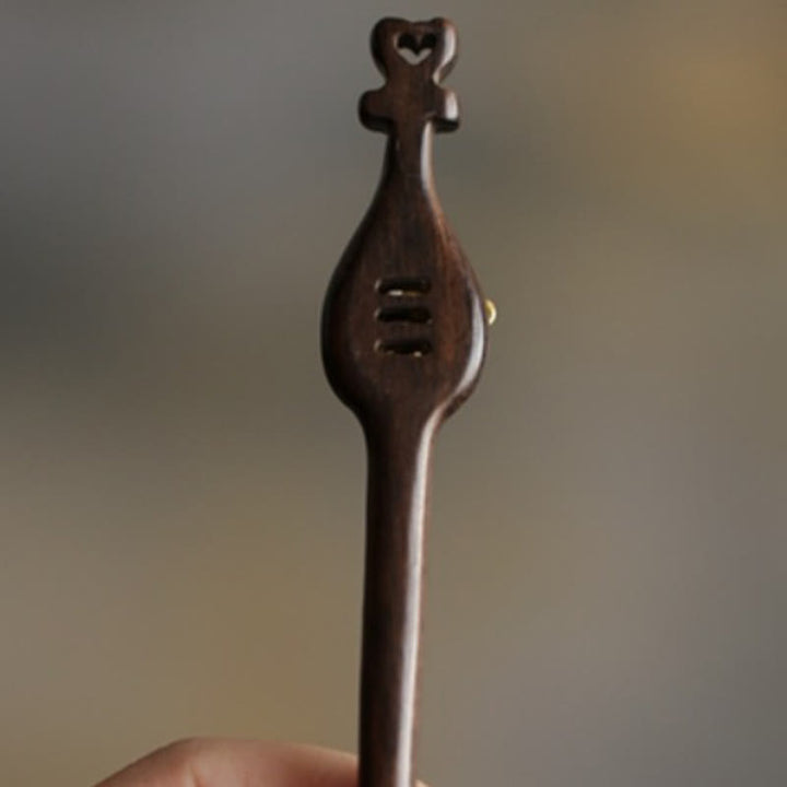 Buddha Stones Pomyślna Chmura Sandałowiec Królik Ochrona Spinka Do Włosów