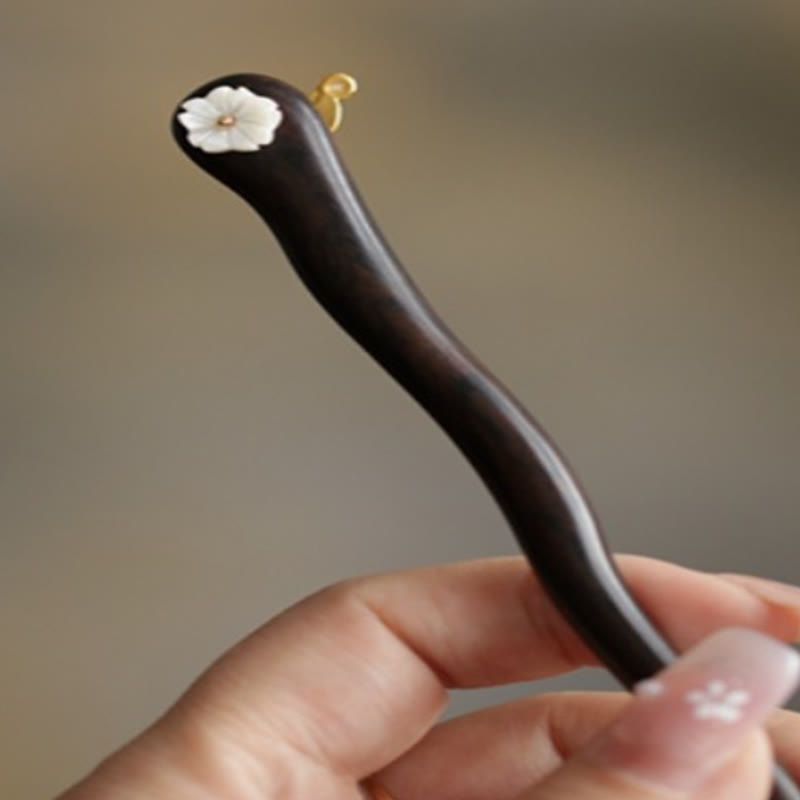 Buddha Stones Pomyślna Chmura Sandałowiec Królik Ochrona Spinka Do Włosów