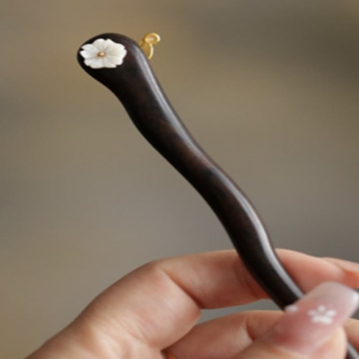 Buddha Stones Pomyślna Chmura Sandałowiec Królik Ochrona Spinka Do Włosów