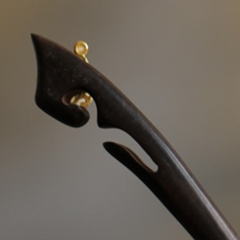 Buddha Stones Pomyślna Chmura Sandałowiec Królik Ochrona Spinka Do Włosów