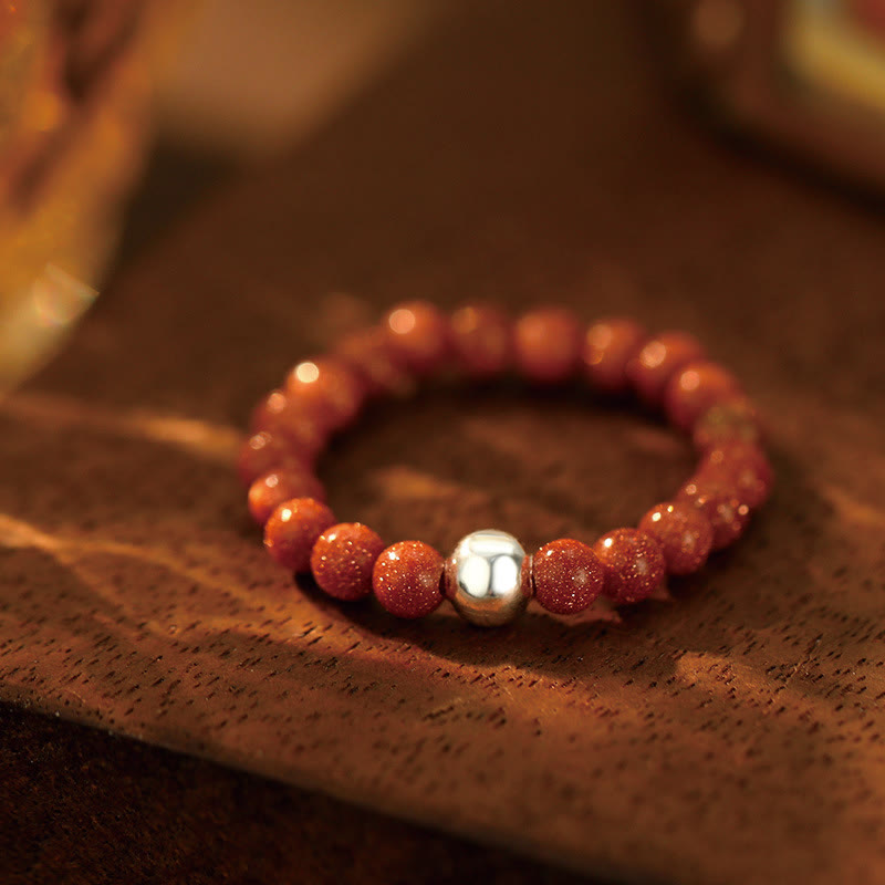 Buddha Stones 925 Srebro Kryształowe Koraliki Biały Jade Czarny Onyks Błogosławieństwo Elastyczny Pierścień