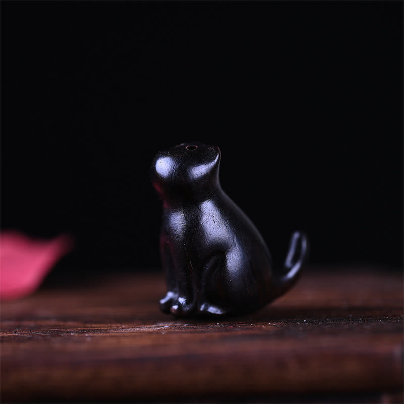 Buddha Stones Małe Liście Czerwone Drzewo Sandałowe Drewno Hebanowe Drzewo Sandałowe Zielone Drzewo Sandałowe Szczęśliwy Mini Kot Jeleń Uspokajający Telefon Wiszący Dekoracja - image 20