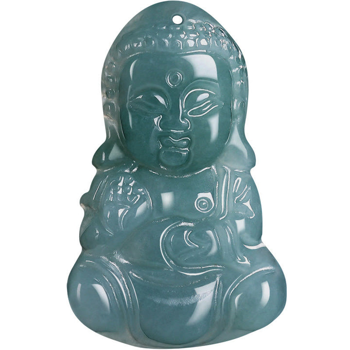 Buddha Stones Jade Baobao Budda Naszyjnik Dobrobyt Wisiorek - image 9