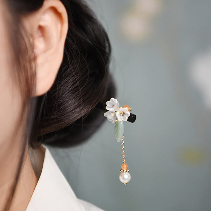 Buddha Stones Ebony Liuli Konwalia Odwaga Spinka do włosów