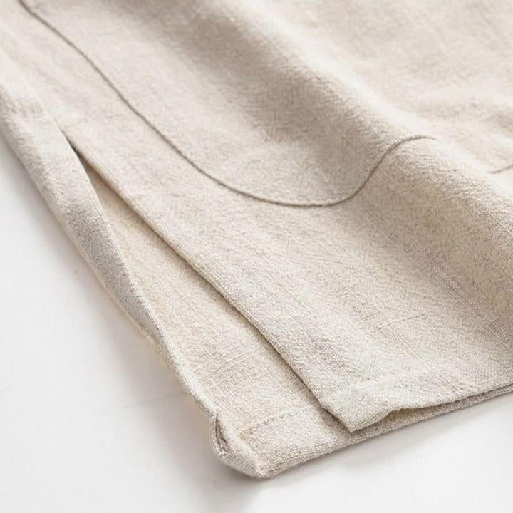 Buddha Stones, 2-częściowy zestaw Tang Suit z żabą i guzikami, z długim rękawem i spodniami - image 4