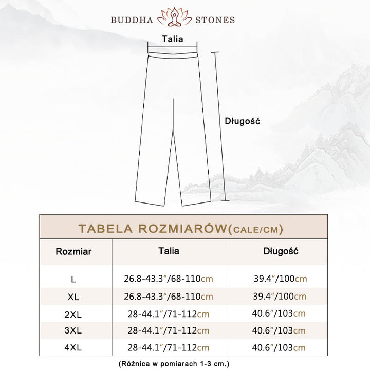 Buddha Stones 2 szt. Gładki garnitur męski z żabą i guzikami, długi rękaw, koszula, spodnie - image 3