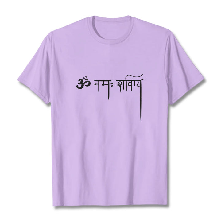 Buddha Stones Kamienie w sanskrycie Namah Shivaya - Śliwka - 2XL - image 17