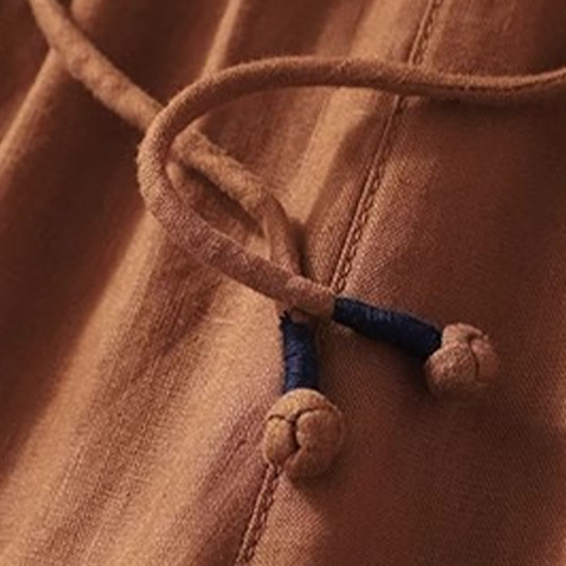 Spodnie damskie Buddha Stones Commute Color Contrast ze ściągaczem, długość 7-8, z kieszeniami - image 20