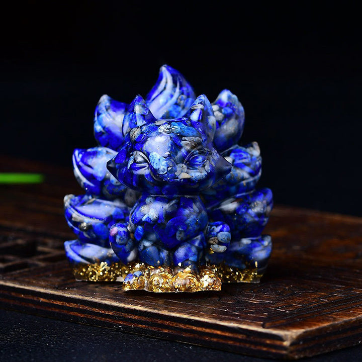 Buddha Stones Naturalne Różnorodne Kryształowe Truskawkowe Kwarcowe Ametystowe Dziewięcioogoniaste Ochrona Lisa Dekoracja Domu