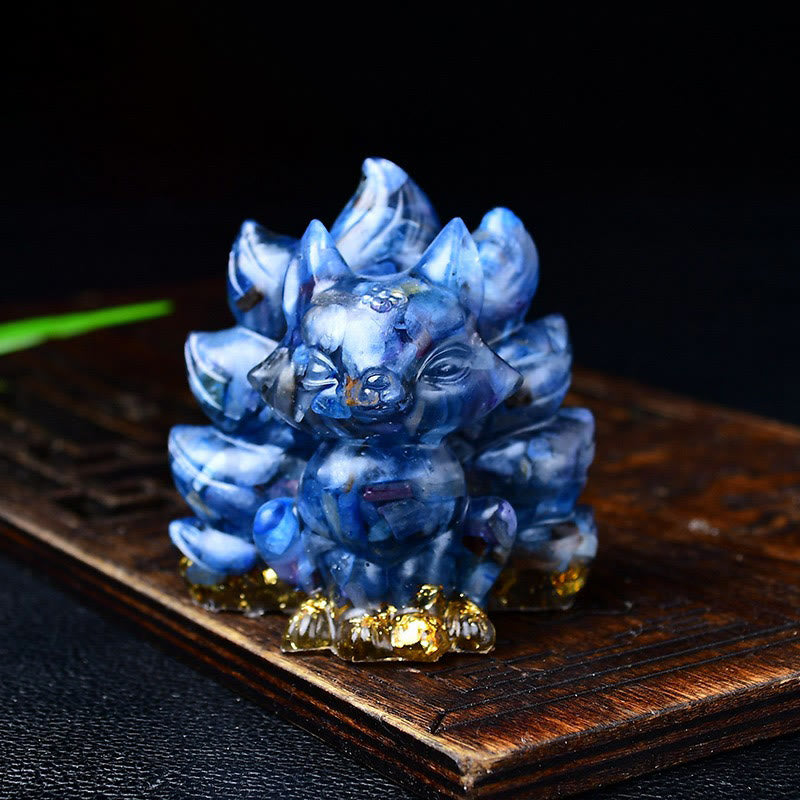 Buddha Stones Naturalne Różnorodne Kryształowe Truskawkowe Kwarcowe Ametystowe Dziewięcioogoniaste Ochrona Lisa Dekoracja Domu