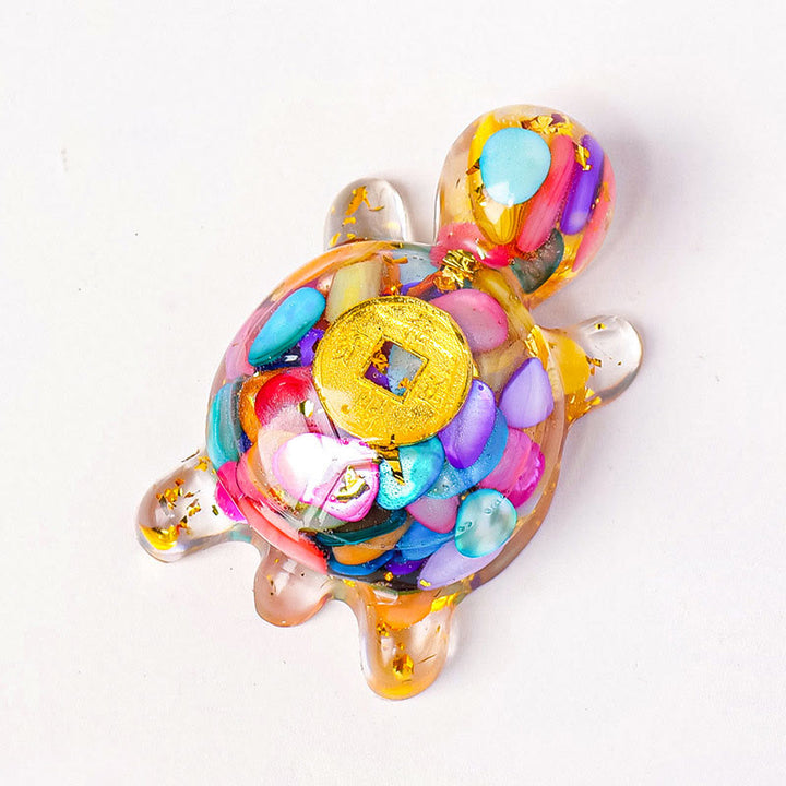 Buddha Stones Małe Różnorodne Kryształowe Zielone Awenturyny Ametystowe Żółwie Miedziane Monety Szczęście Dekoracja Domu