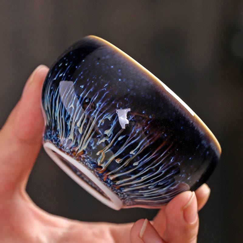 Buddha Stones ręcznie robione chińskie Jianzhan Koi Fish Lotus Dragon Phoenix 12 chińskich zodiaków Ceramiczny kubek do herbaty Kung Fu 70ml