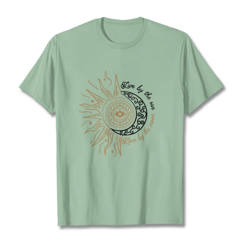 Buddha Stones Słońcem Miłość Księżycem Koszulka T-shirt - PaleGreen - 2XL - image 15