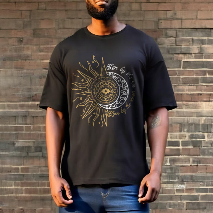 Buddha Stones Słońcem Miłość Księżycem Koszulka T-shirt - image 3