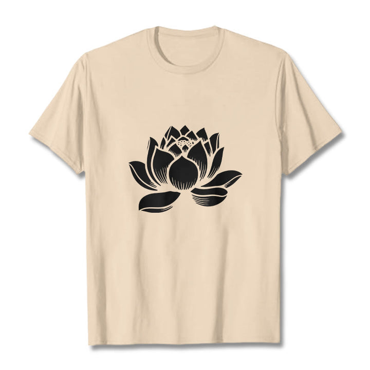 Koszulka z nadrukiem Buddha Stones Lotosu Kwiat T-shirt - For - 2XL - image 11
