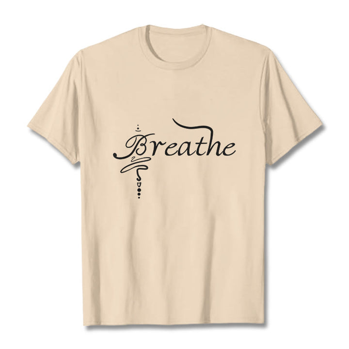 Koszulka z napisem „ Buddha Stones Breathe Word” - For - 2XL - image 9