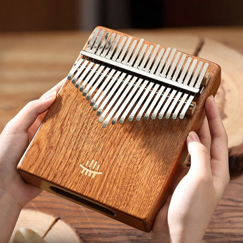 Kalimba z Buddha Stones 21 klawiszy, pianino kciukowe, drewno akacjowe, klonowe, sapele, przenośne pianino na palce