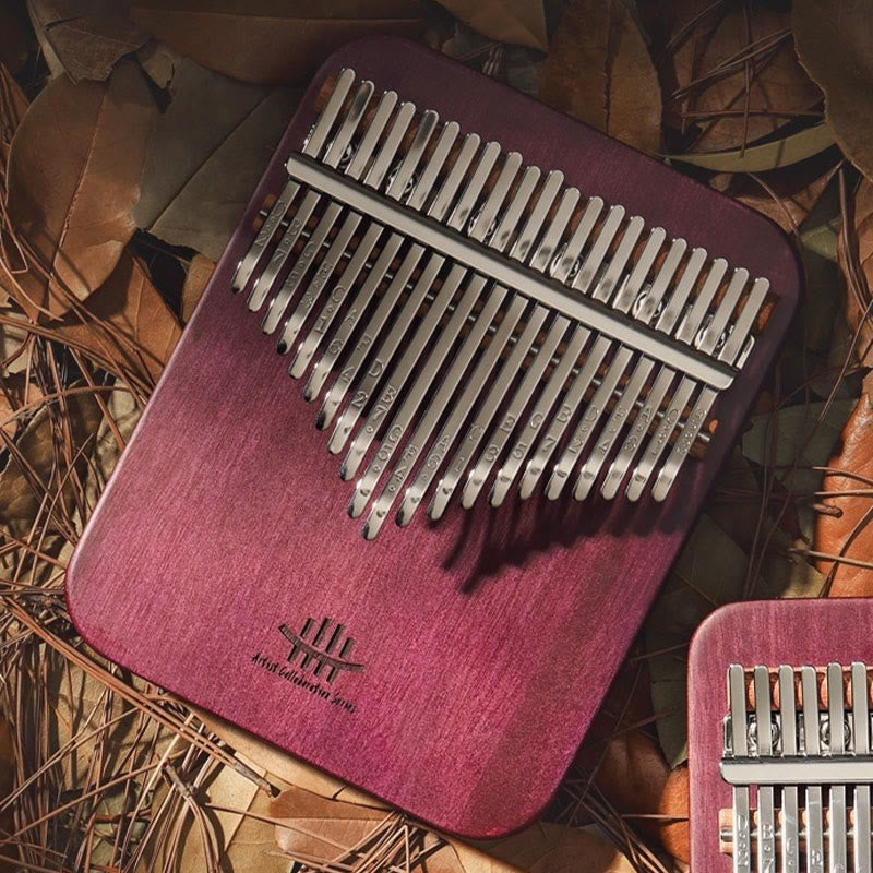 Kamienne Buddha Stones Kalimba 21 klawiszy Pianino kciukowe Peltogyne Drewniane przenośne pianino palcowe